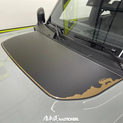 Custom Modified Hood Personality Vinyl Sticker for Ford Bronco | Special KK Film Wrap
