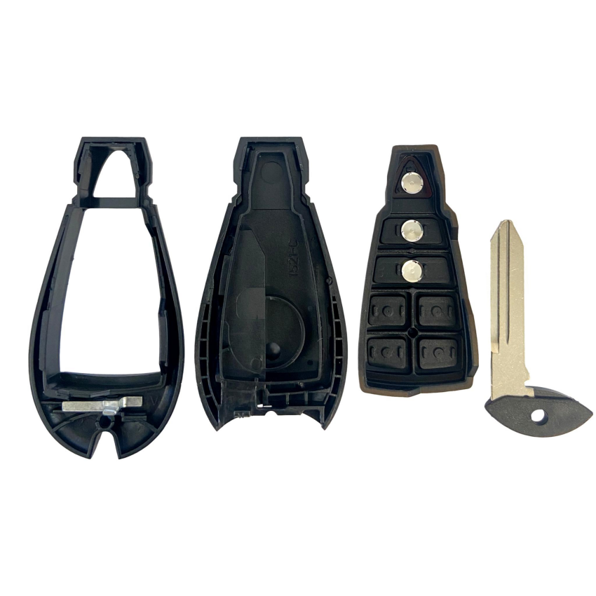 Dodge Jeep 3 Button Fobik Shell Replacement For GQ4-53T | Aftermarket