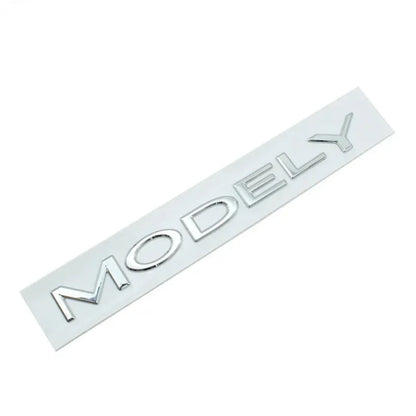 Original 3D ABS Letter Logo Emblem for Tesla Model 3 / Model Y | Rear Tailgate Trunk Badge