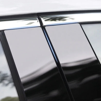 Gloss Black Pillar Post Door Trim Cover for Ford Bronco 4-Door (2021–2023) | Vinyl Sticker Pair