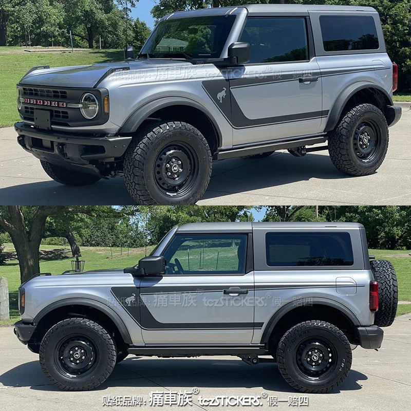 Body & Hood Sport Decoration Stripe Vinyl Kit | Custom KK Graphics for Ford Raptor