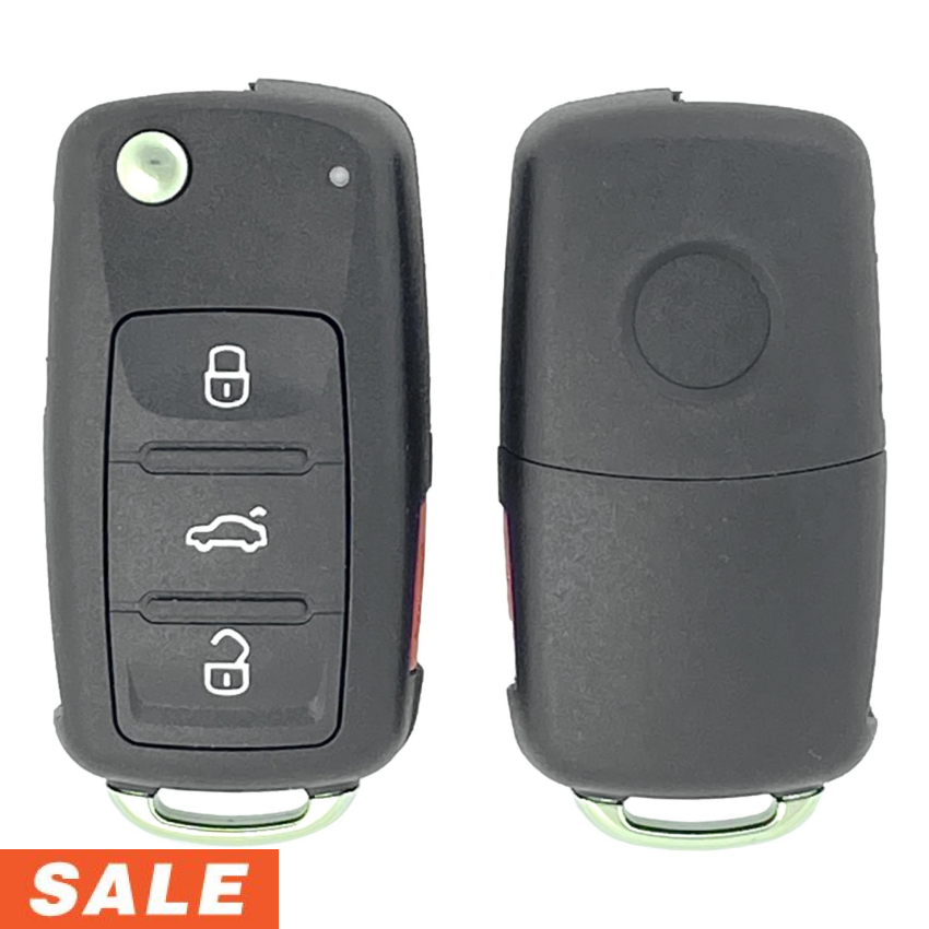 Volkswagen 4 Button Replacement Shell For NBG010206T / NBG010180T