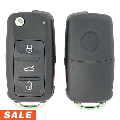 Volkswagen 4 Button Replacement Shell For NBG010206T / NBG010180T