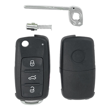 Volkswagen 4 Button Replacement Shell For NBG010206T / NBG010180T