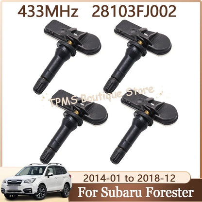 433MHz TPMS Tire Pressure Monitor System 4pcs | Direct Replacement for Subaru Models