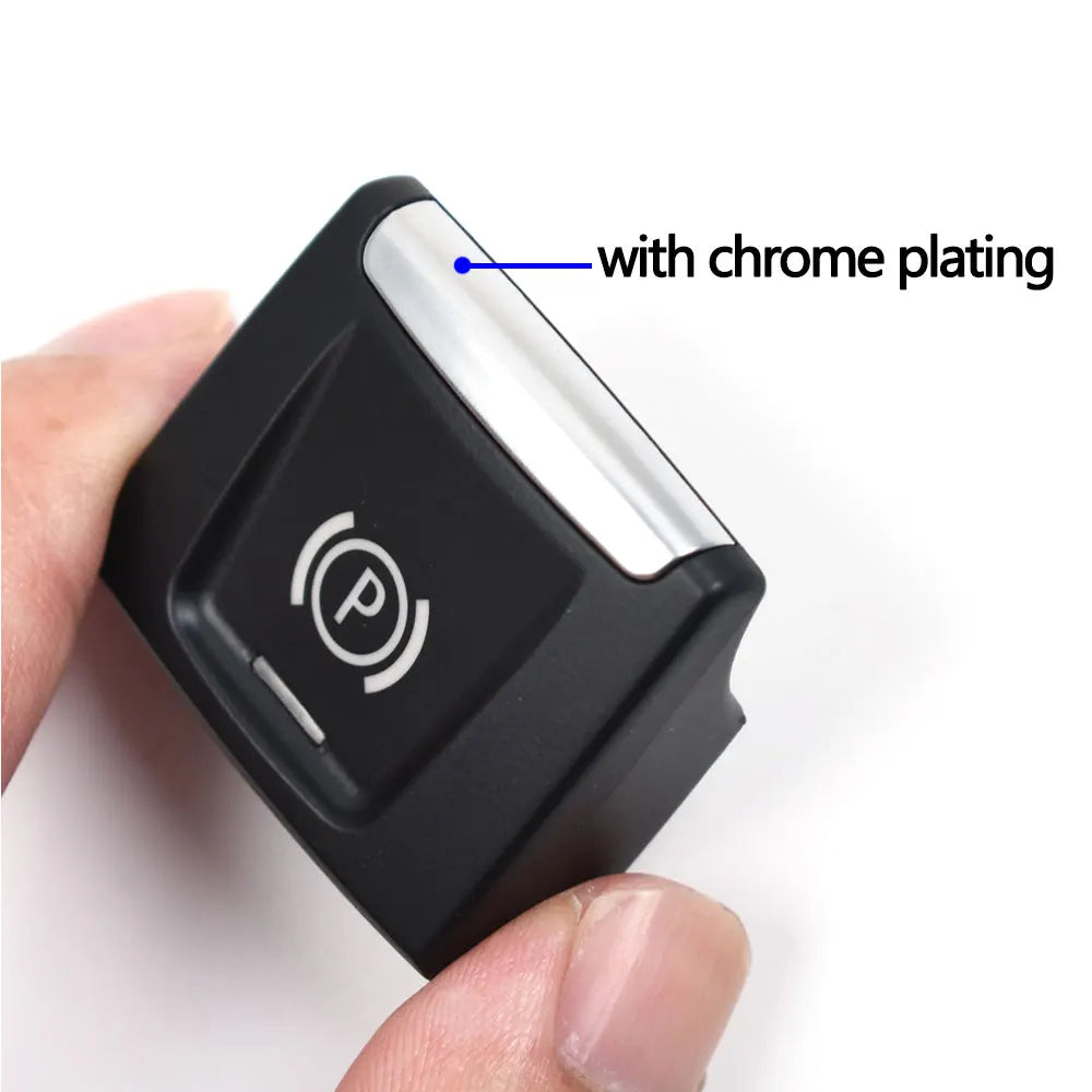 Black Red Electronic Handbrake Parking Brake Switch Control Button Key Replacement For BMW X1 F48 F49 X2 F39 2 Series F45 F46