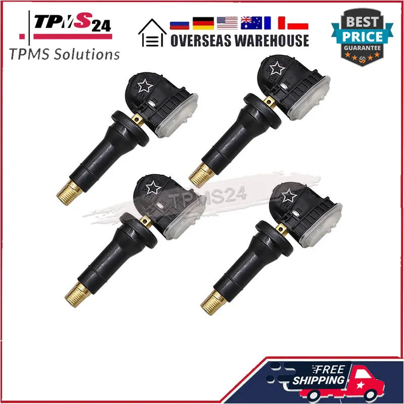 4x TPMS Tire Pressure Sensor 315MHz for Buick Cadillac Chevrolet GMC | Pre-Programmed