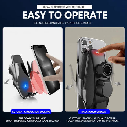 Mercedes-Benz Phone Holder for A B Class W242 W246 GLA CLA 2013-2019 Wireless Charger