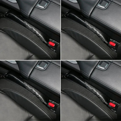 BMW Leather Car Seat Gap Filler Strip / Side Seam Leak-Proof Plug for E90 / F06 / F07 / F10 / F20 / F22 / F30 / F32 / F40 / F46 / M3 / M4 (Brown / Carbon Fiber Black)