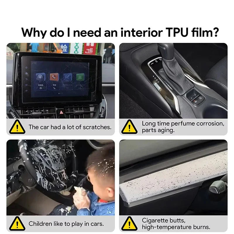BMW G70 i7 Series 7 2025-2026 PPF TPU Center Console Film