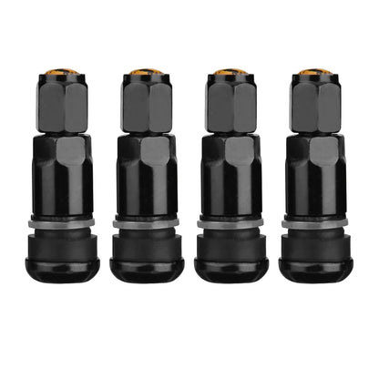 4pcs Universal Metal Car Motorcycle Tubeless Wheel Tyre Valve Stems Caps | Aluminum Alloy Tire Air Valve Stems
