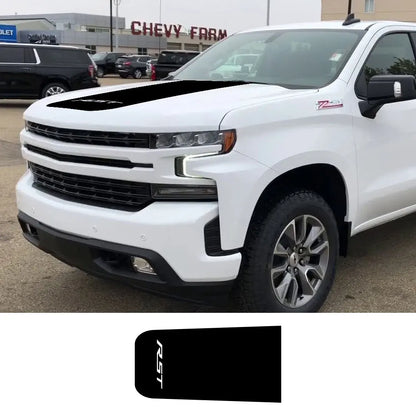 Hood Decal for Chevrolet Silverado RST | Vinyl Motor Decor Truck Sticker