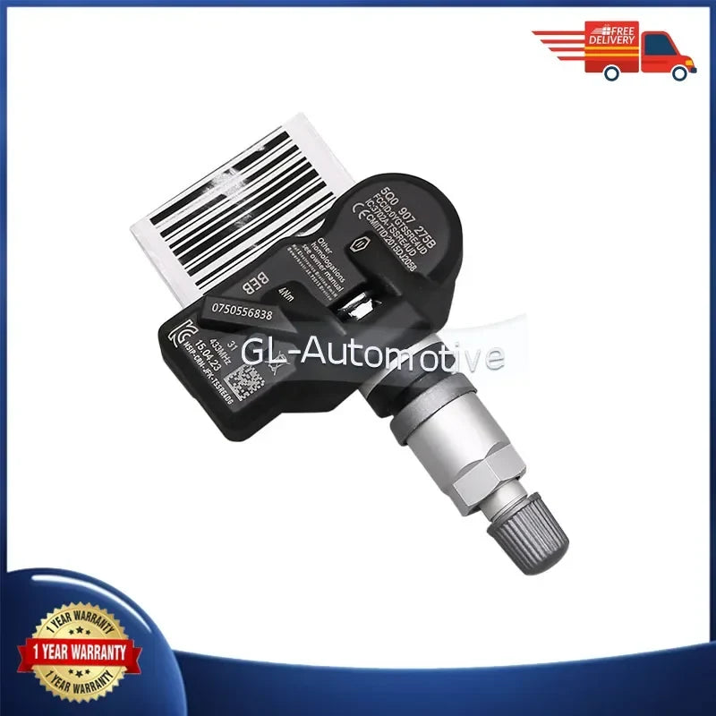 Set of 4 TPMS 433MHz Tire Pressure Sensors for Porsche Macan Panamera Taycan