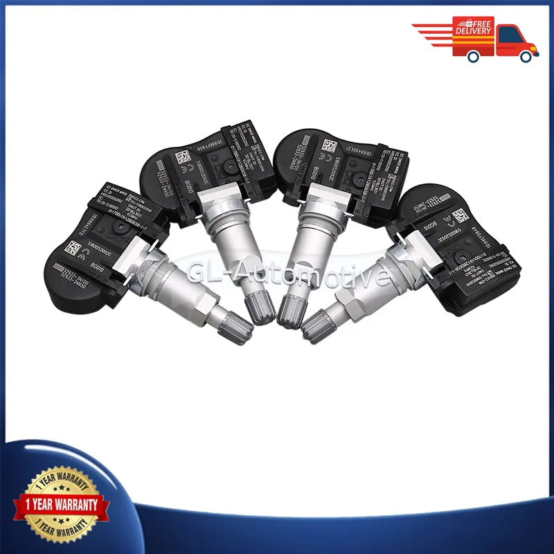 4PCS 433MHz TPMS Sensor Tire Pressure Monitoring Sensor for Hyundai Equus 2009-2016 | Direct Fit Replacements