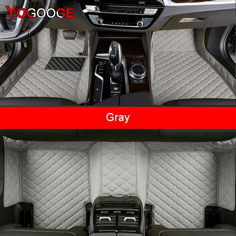 YOGOOGE Custom Car Floor Mats For BMW X6 E71 E72 F16 F86 G06 G96 Auto Carpets Foot Coche Accessorie