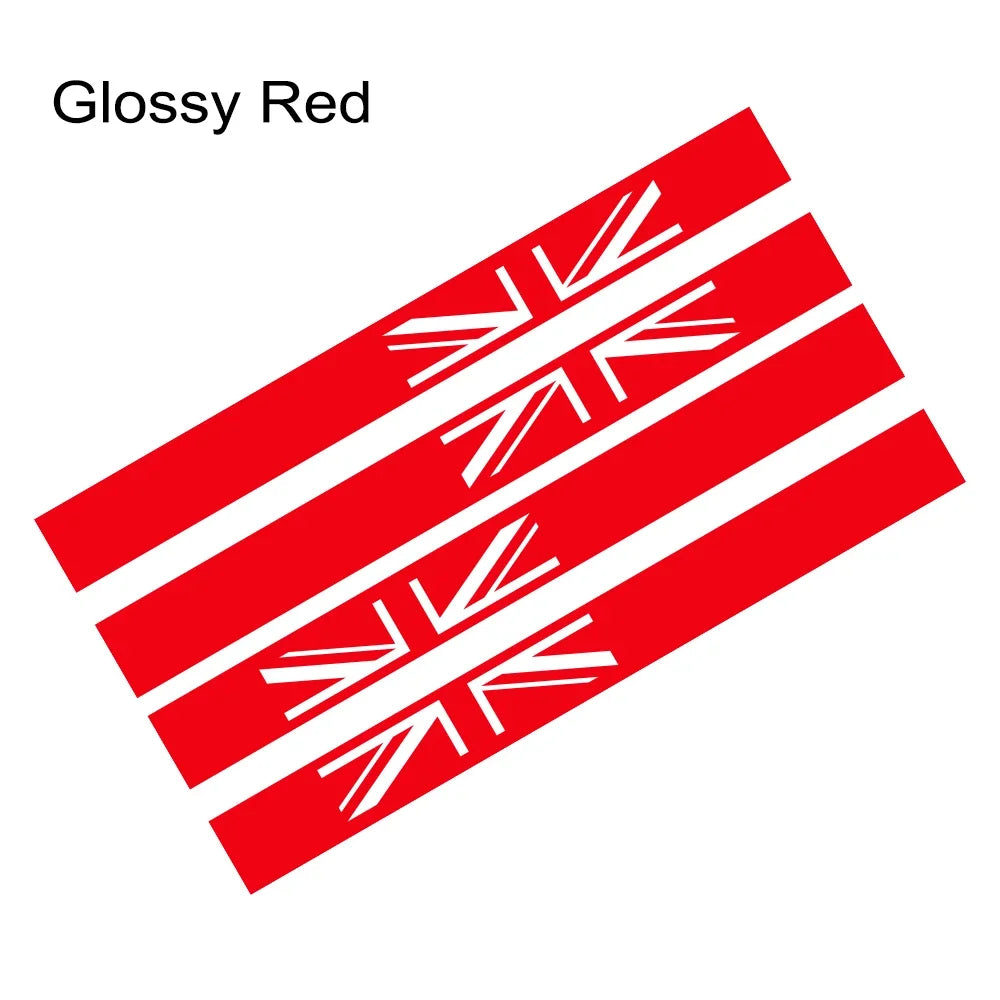 Union Jack Door Side Stripe Decal for Mini Cooper S (R55, R56, F55, F54, F60, R57, R59) | England Flag Vinyl