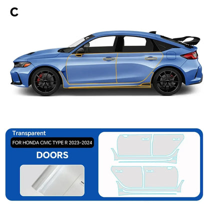 Precut PPF for Honda Civic Type R (2023–2024) | TPU Paint Protection Film Clear Bra