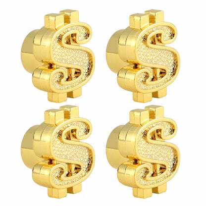 4Pcs Universal Cross Tire Valve Caps | Car Truck SUV Motorcycle Dust Cover