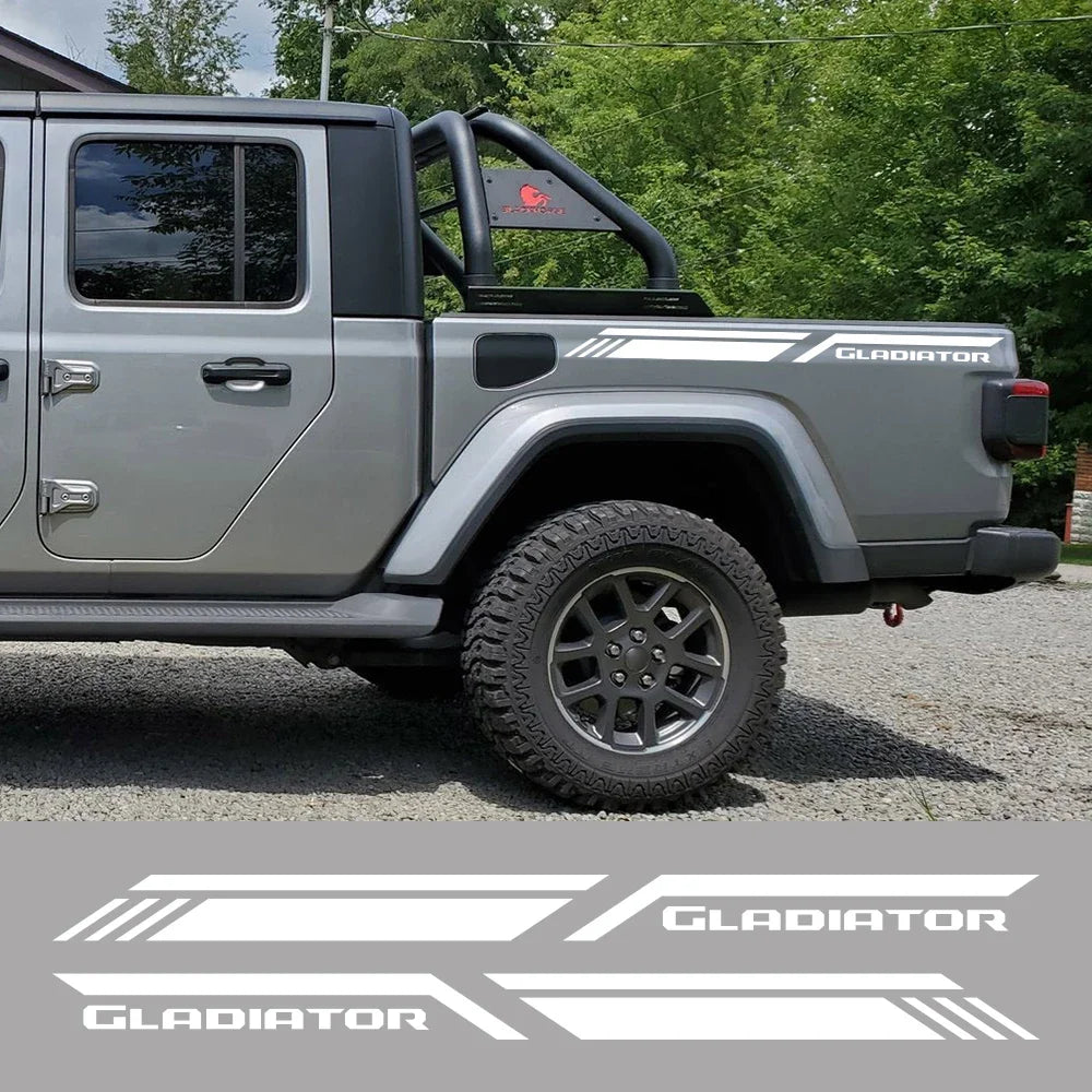 Trunk Side Stripe Decal for Jeep Gladiator JT | Pickup Truck Vinyl Graphic