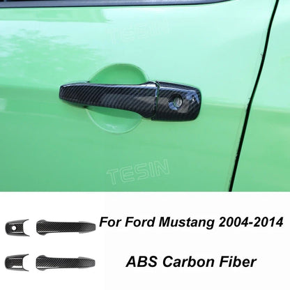 Carbon Fiber Grain Interior & Exterior Decoration Sticker for Ford Mustang (2009-2014) | Kit