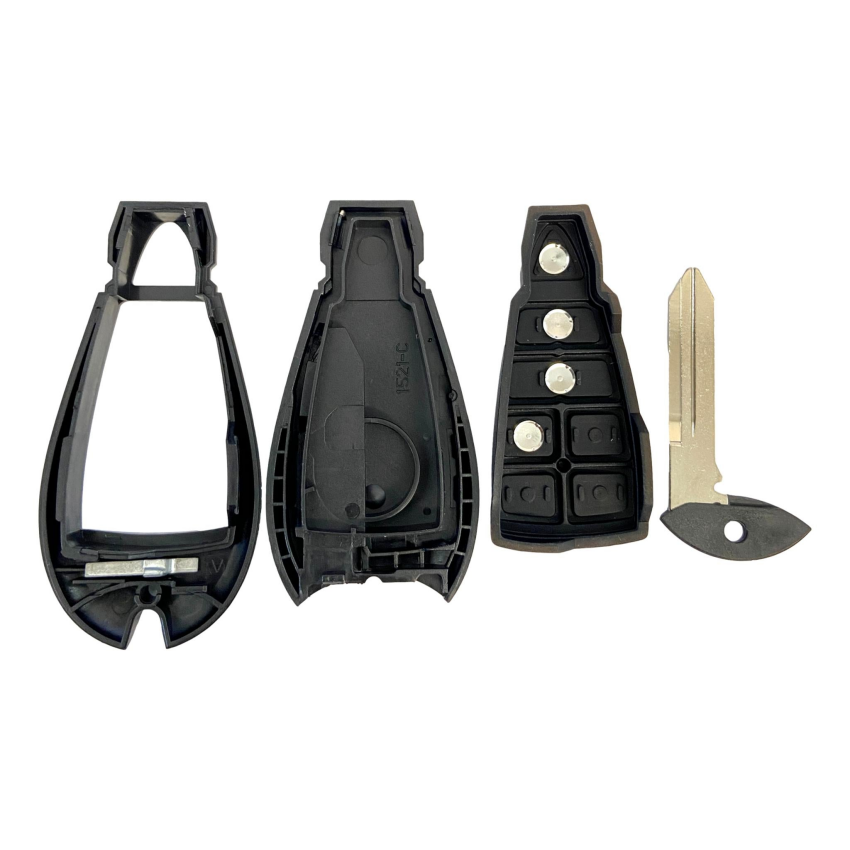 Dodge Jeep 4 Button Fobik Shell Replacement For GQ4-53T | Aftermarket
