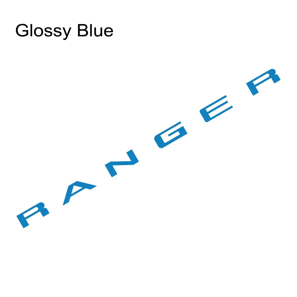 Tailgate Insert & Indent Letter Decal for Ford Ranger (2019–2021) | Vinyl Truck Sticker
