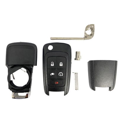 Chevrolet Volt 5 Button Flip Key Shell Replacement For P409MK74946931 | Aftermarket