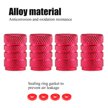 Aluminum Tire Valve Caps | Dustproof Universal Stem Covers