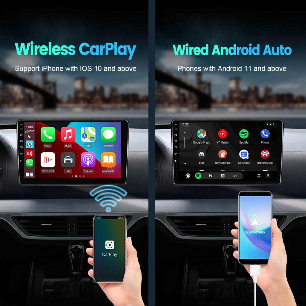 Wireless Android Auto & CarPlay USB Adapter Dongle