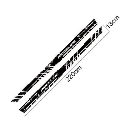 Door Side Skirt Stripe Decal for Honda Ridgeline | 2-Piece Vinyl Pickup Truck Graphic