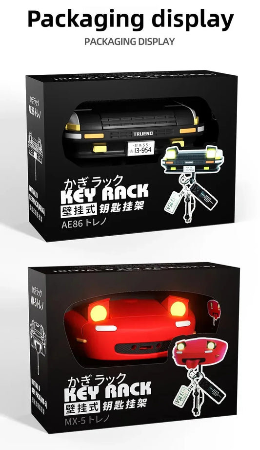 GEN Performance AE86 & Miata Car Key Holder – Wall Mounted Headlight Decor Key Organizer