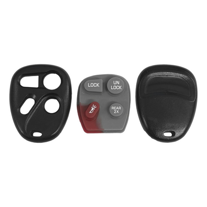 GM 4 Button Keyless Remote Shell w/ Rear For KOBLEAR1XT KOBUT1BT | Aftermarket