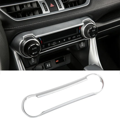 Center Console AC Switch Trim Panel for Toyota RAV4 XA50 2019-2024 Hybrid