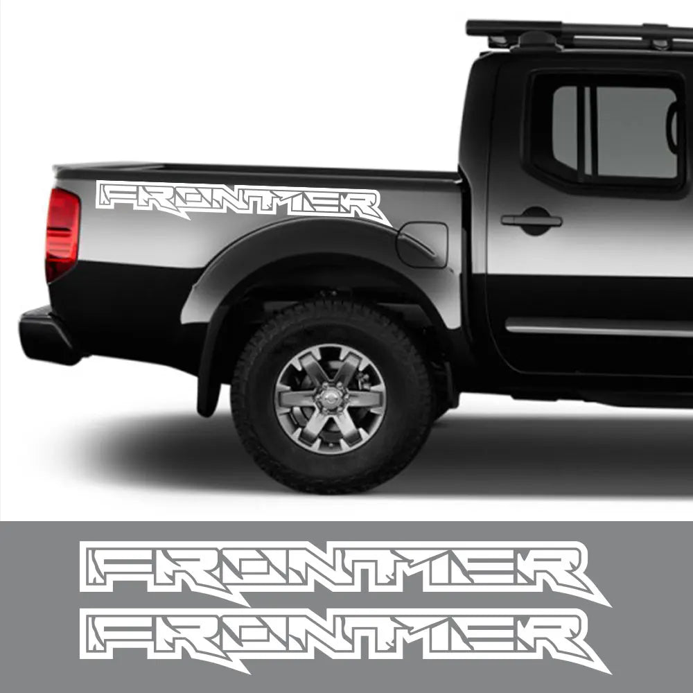 Rear Trunk Side Stripe Decal for Nissan Frontier NP300 / D40 / D22 | 2-Piece Pickup Vinyl Graphic