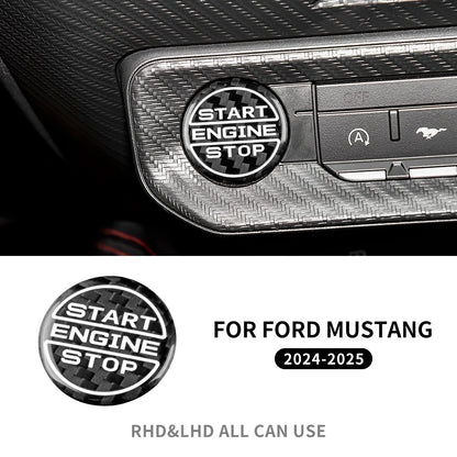 Real Hard Carbon Fiber Interior Trim for Ford Mustang GT (2024-2025) | LHD & RHD