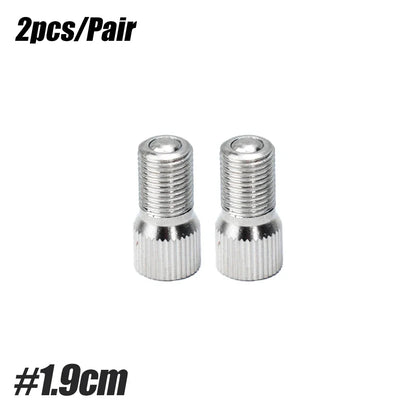 Metal Valve Stem Extenders | Chrome Plated Brass Tire Valve Caps for Cars Trucks Vans