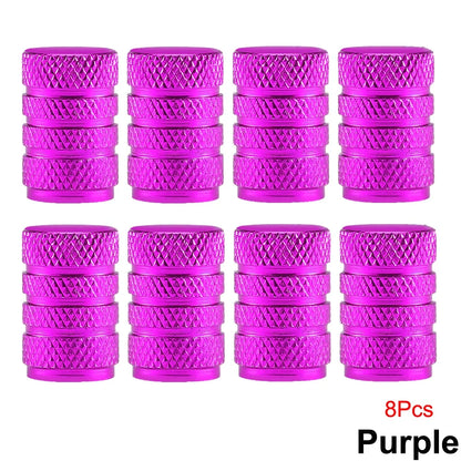 Aluminum Tire Valve Caps | Dustproof Universal Stem Covers