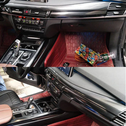 BMW X5 F15/X6 F16 2014-2018 Carbon Fiber Interior Stickers