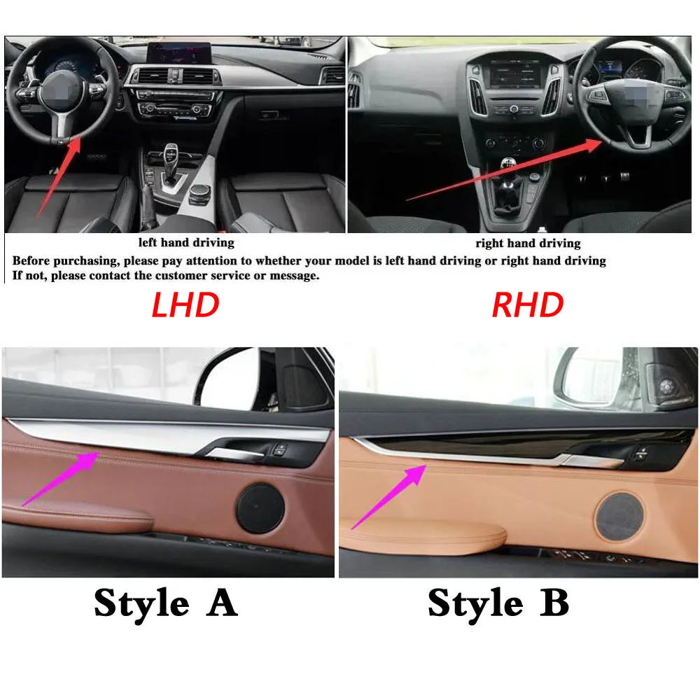 BMW X5 F15/X6 F16 2014-2018 Carbon Fiber Interior Stickers