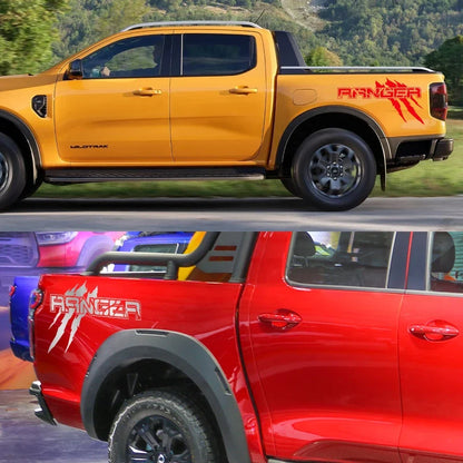 Full Body Side Decal for Ford Ranger Raptor / XLT / XL / Lariat T6 | Pickup Truck Bed Trim Vinyl