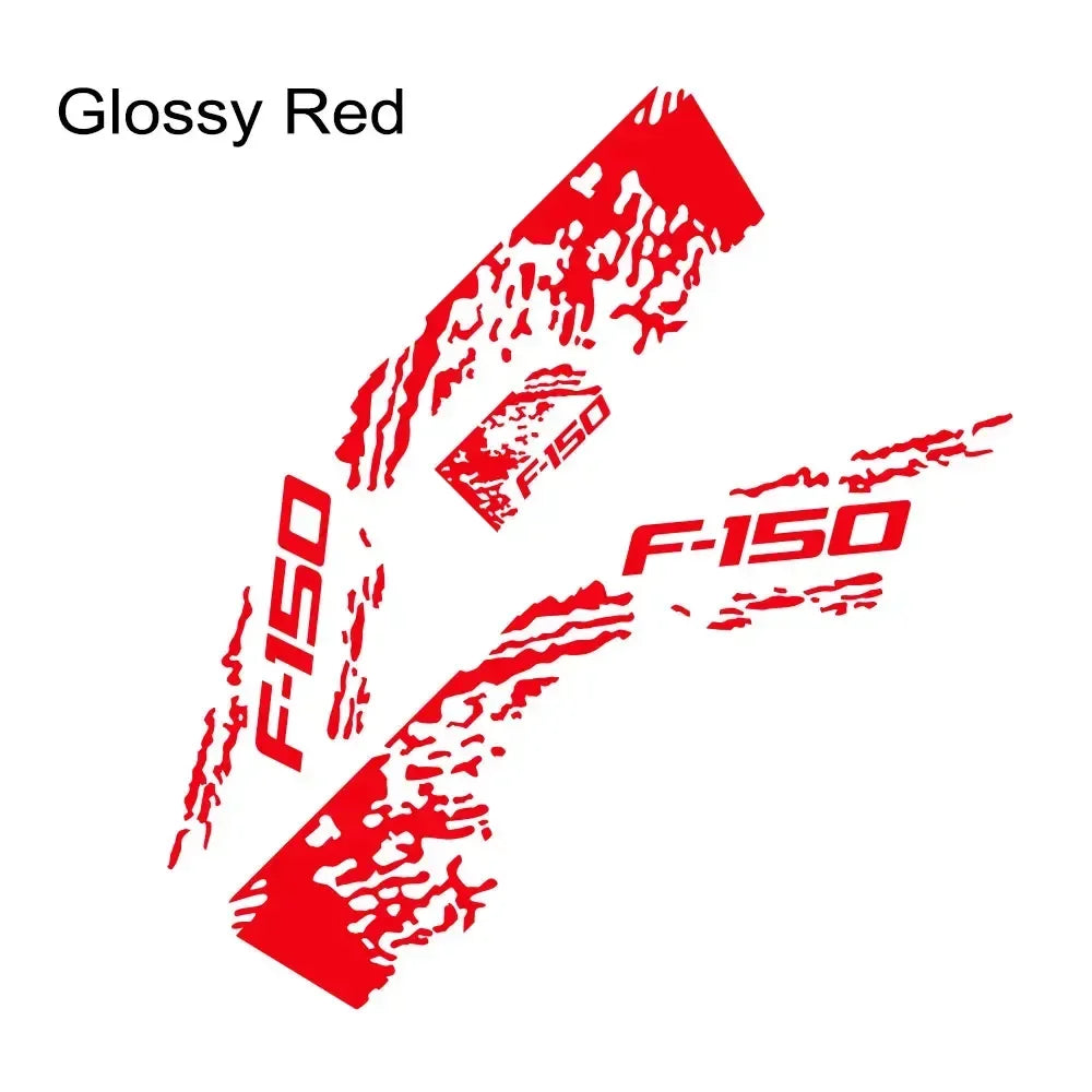 Ford F-150 Raptor Body Side Graphic Kit – Splash Grunge Vinyl Decal Set (3 Pcs) | 12 Finishes