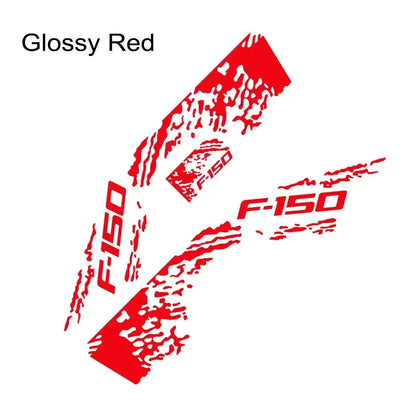 Ford F-150 Raptor Body Side Graphic Kit – Splash Grunge Vinyl Decal Set (3 Pcs) | 12 Finishes