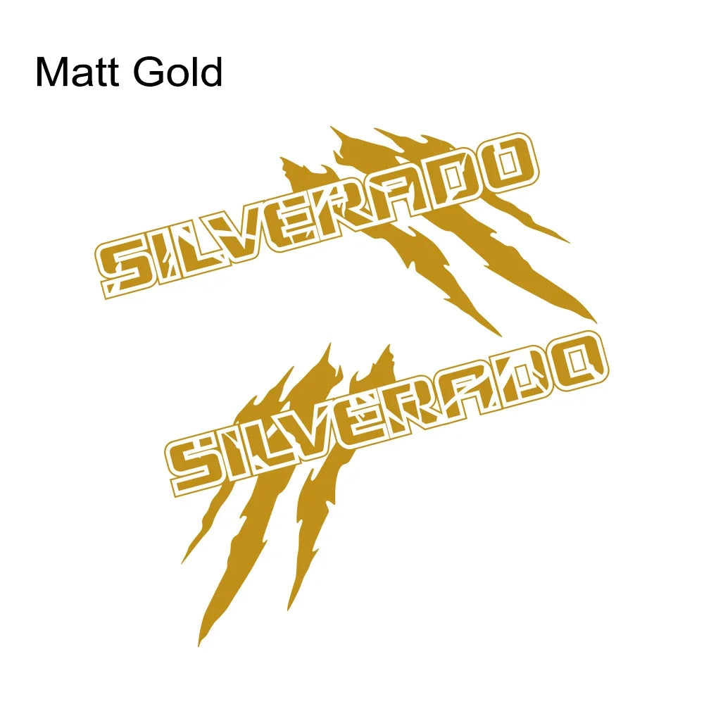 Claw Style Bed Side Decal for Chevrolet Silverado 1500 / 2500 / Z71 / S10 | Pickup Vinyl Graphic