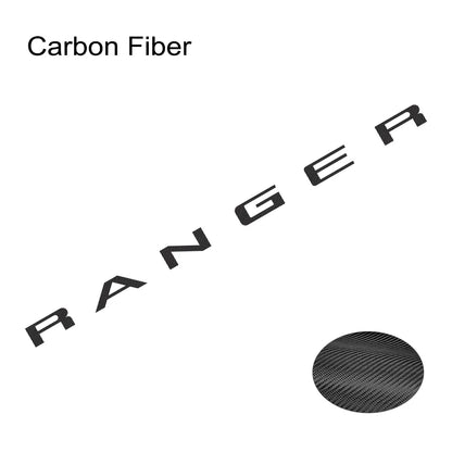 Tailgate Insert & Indent Letter Decal for Ford Ranger (2019–2021) | Vinyl Truck Sticker