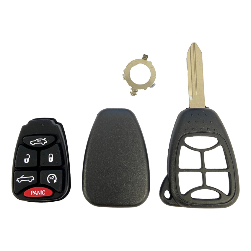 Chrysler 200 Sebring 6 Button Remote Head Key Shell 2007-2014 For OHT692427AA | Aftermarket