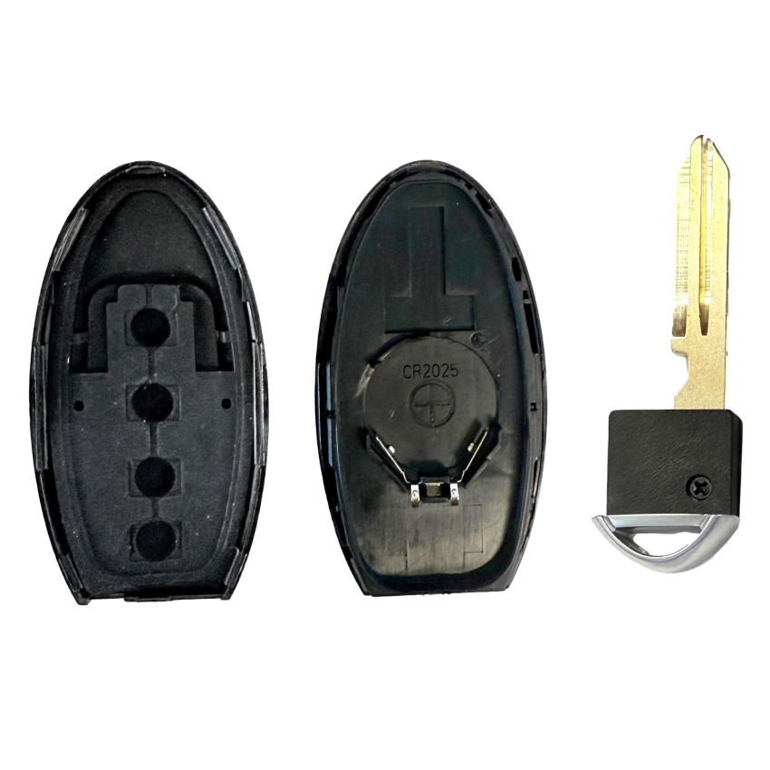 Nissan 4 Button Replacement Shell w/ Hatch For CWTWB1U787 | Aftermarket