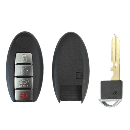 Nissan 4 Button Replacement Shell w/ Hatch For CWTWB1U787 | Aftermarket