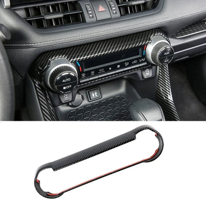 Center Console AC Switch Trim Panel for Toyota RAV4 XA50 2019-2024 Hybrid