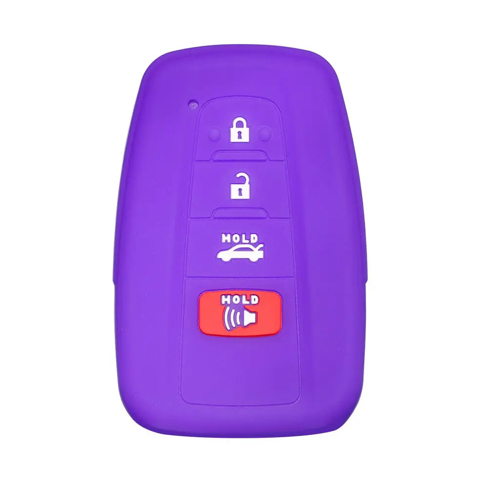 Silicone Key Fob Cover for Toyota Rav4 Corolla Camry Highlander Prius