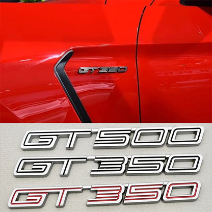 3D Metal GT350 / Shelby / 5.0 Fender & Trunk Badge | Ford Mustang Emblem Sticker